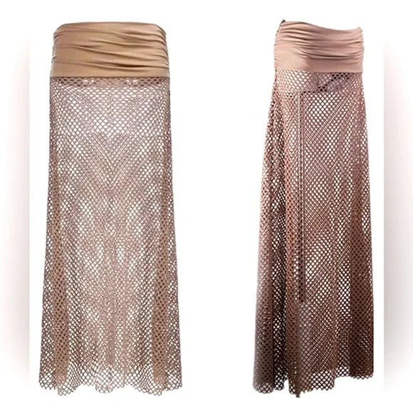 NWOT Trendy Tribal Print Halter Bikini Set - High Cut Hollow Out 3-Piece |Size L - Picture 9 of 13